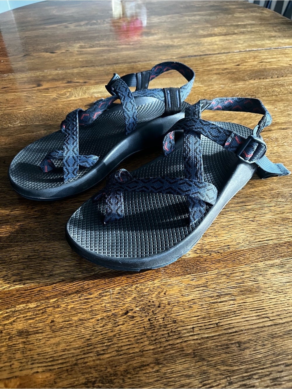 Chaco Men's Z/2 Classic Hiking Sandals Stepped Navy Blue Size 12